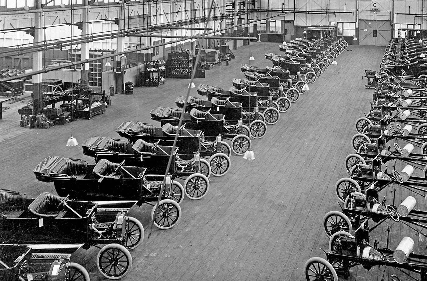 Ford seri üretim montaj hatları