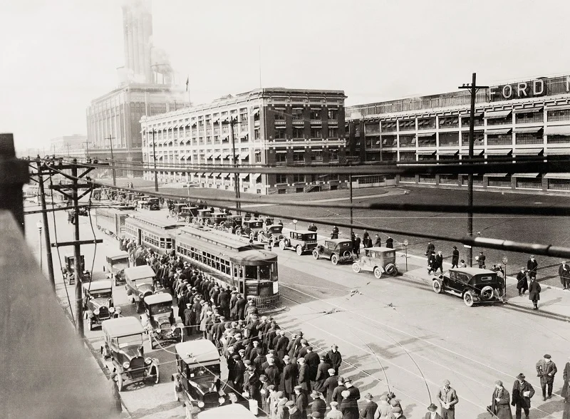 Ford Highland Park fabrikası 1930